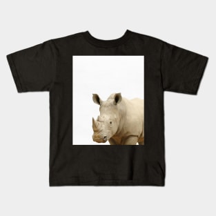 Rhinoceros print, African Safari, Nursery decor, Animal, Kids room, Modern Wall Kids T-Shirt